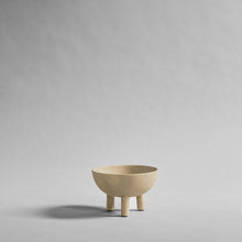 Load image into Gallery viewer, Large sand coloured ceramic bowl used for decoration
