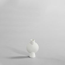 Load image into Gallery viewer, Petite white textured ceramic vase
